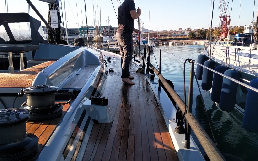 Rig Clean and Washdown Swan 78 – Badalona