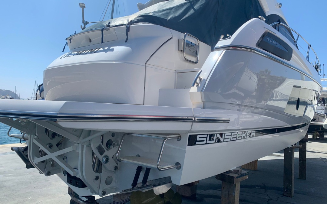 Polish & Antifoul Sunseeker 57 – Port d’ Andratx